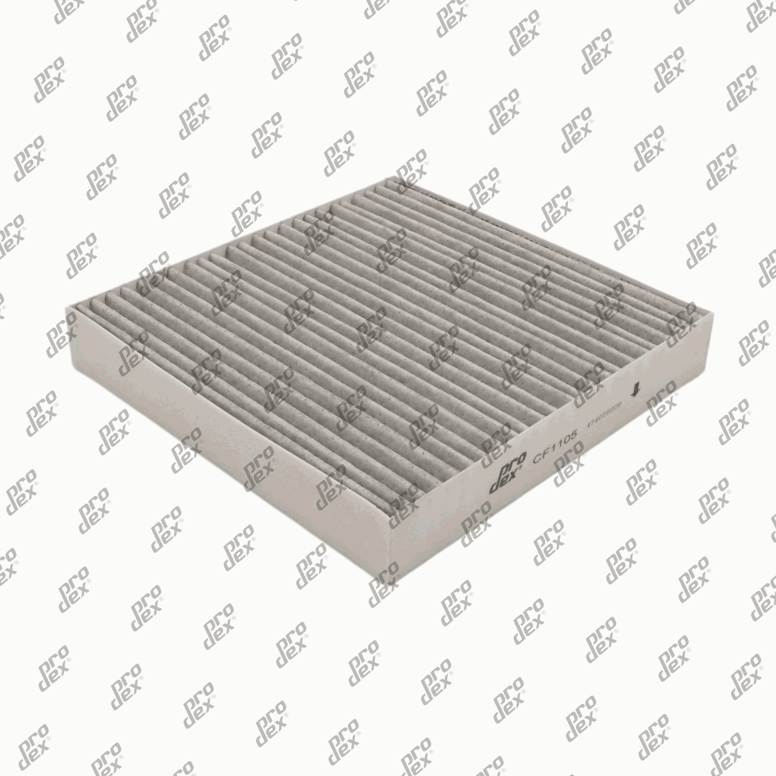 Filtre d'habitacle à charbon actif Prodex CF1105 pour Fiat 500, Panda, 500 C
