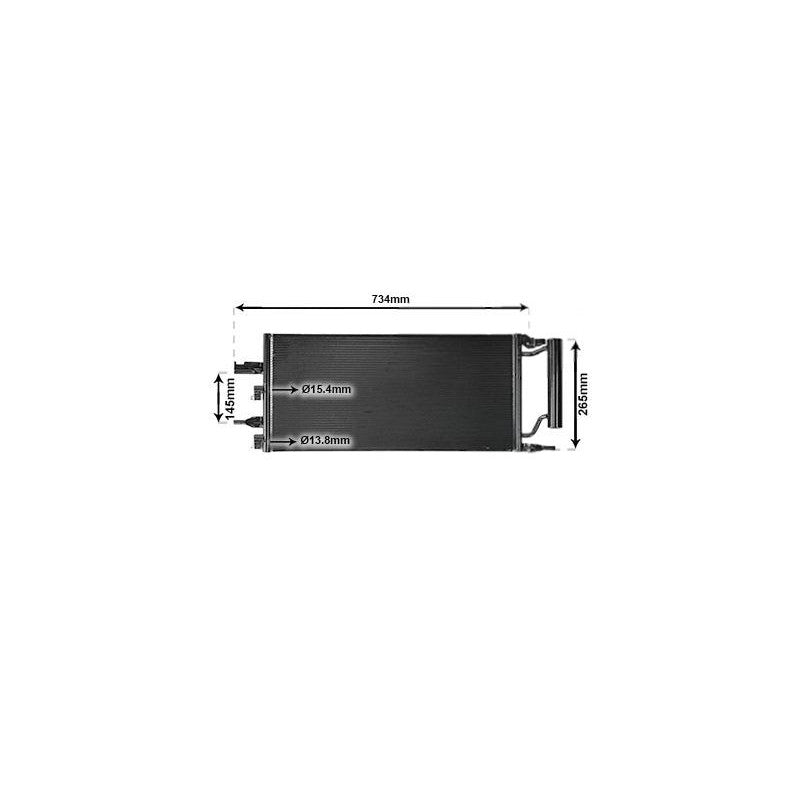 Condenseur de climatisation 25i BMW X1 F48 2015-2022