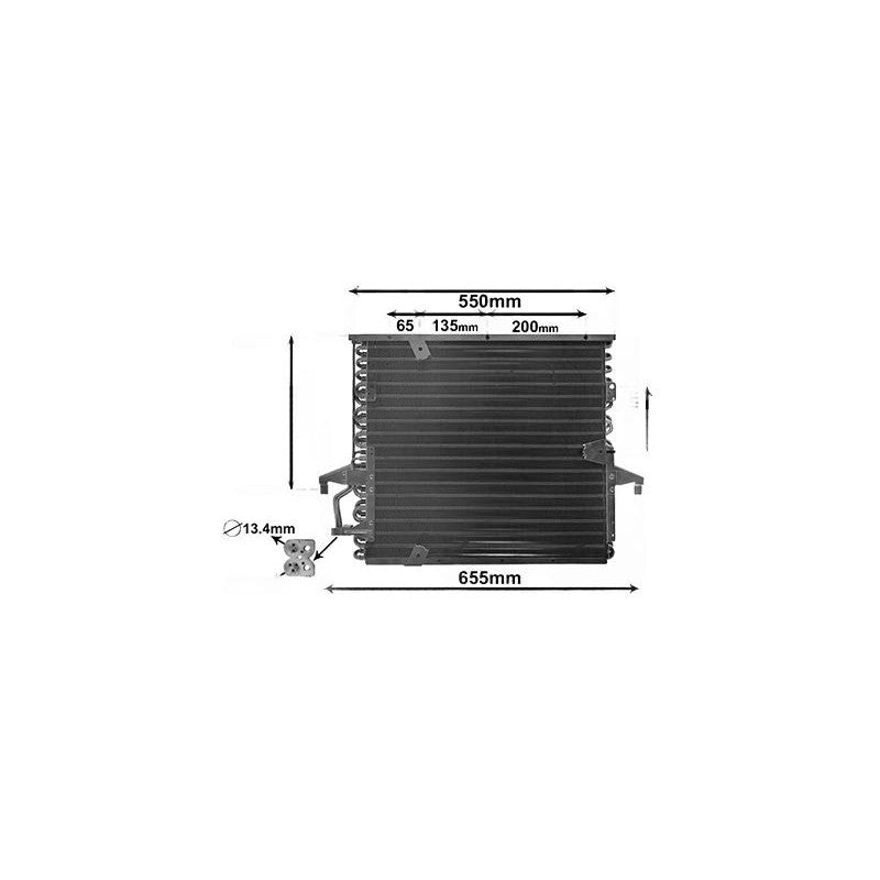 Condenseur de climatisation 316 / 318 / 320 / 325 / 325 TD BMW Serie 3 E36 1990-1992