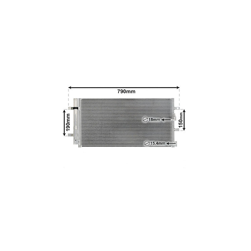 Condenseur de climatisation avec bouteille 1.8i/2.0i/2.0 Tdi/3.0 TDi Audi A5 2011-2016