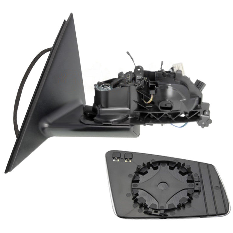 Corps de rétroviseur rabattable électriquement gauche chauffant mémoire courtoisie Mercedes Classe C W204 phase 2 2011-2013