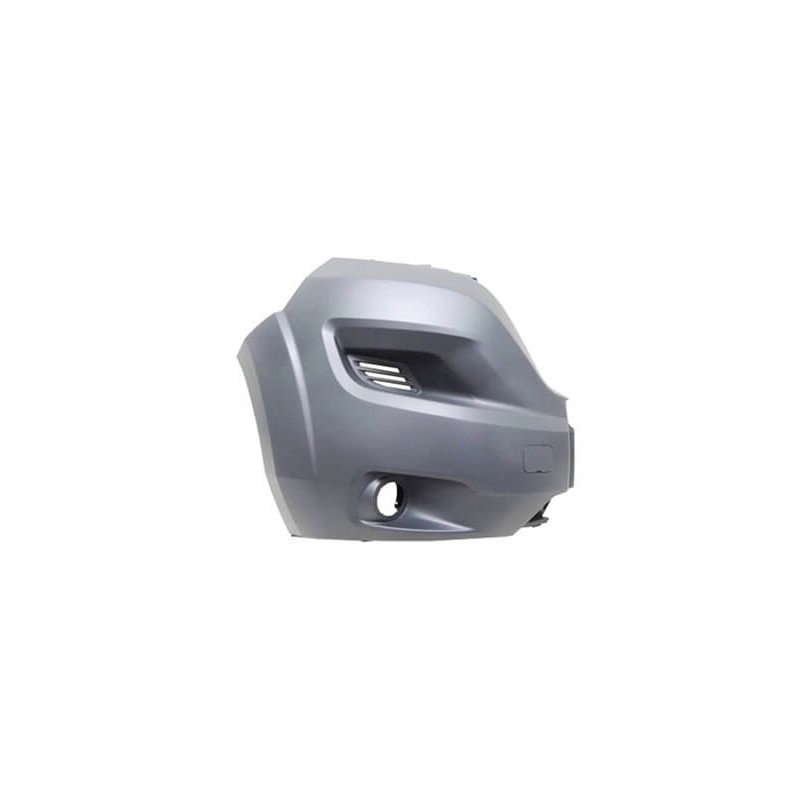 Crosse de pare-choc avant droit gris avec trou pour anti-brouillard Citroën Jumper depuis 2014