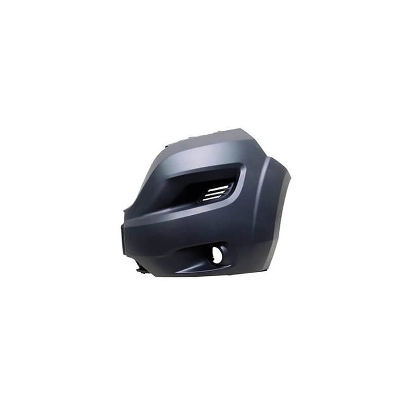 Crosse de pare-choc avant gauche noir avec trou pour anti-brouillard Citroën Jumper depuis 2014