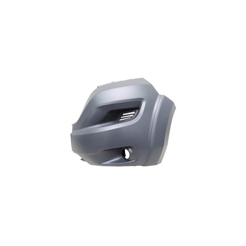Crosse de pare-choc avant gauche gris HEAVY avec trou anti-brouillard Citroën Jumper depuis 2014