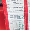 Jeu de 2 disques de frein arrière Brembo 08.5833.25 – Renault