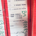 Jeu de 2 disques de frein arrière Brembo 08.5834.25 – Renault