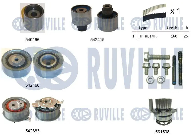 Pompe à eau + kit de courroie crantée pour AUDI VW TDI