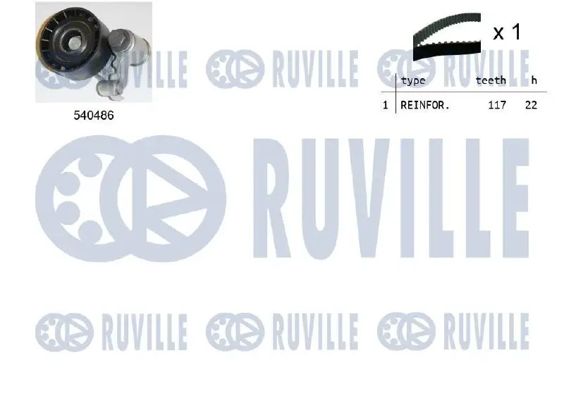 Kit distribution complet pour Ford Fiesta, Fiesta IV / Mazda 121 III