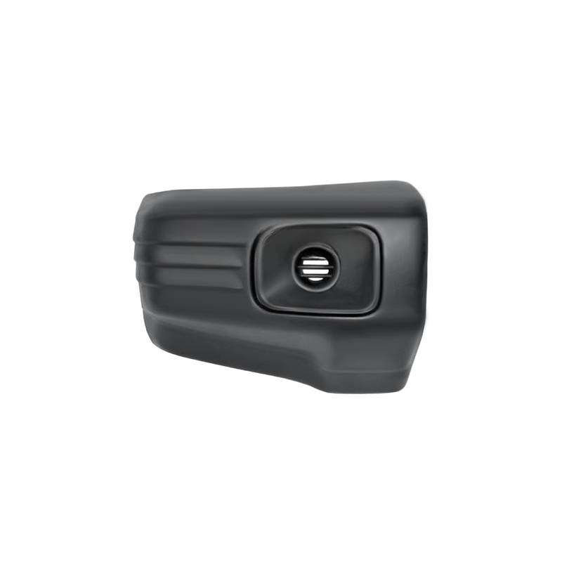 Embout de pare-choc avant droit noir avec trou anti-brouillard Mitsubishi Pajero 1997-2000