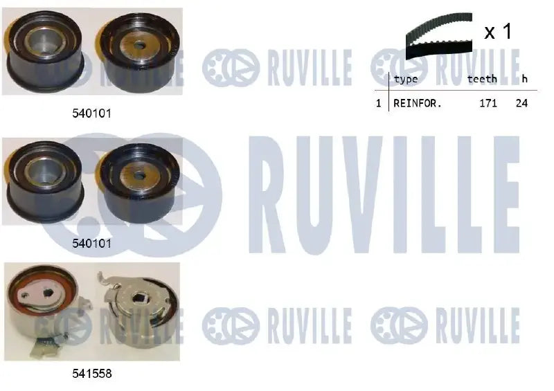 Kit distribution complet pour OPEL Vectra B, Antara A, Frontera B / Chevrolet Captiva, Alero