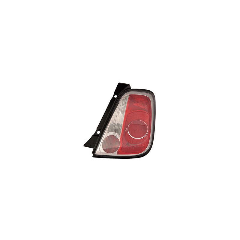 Feu arrière droit contour noir Fiat 500 phase 1 2007-2015
