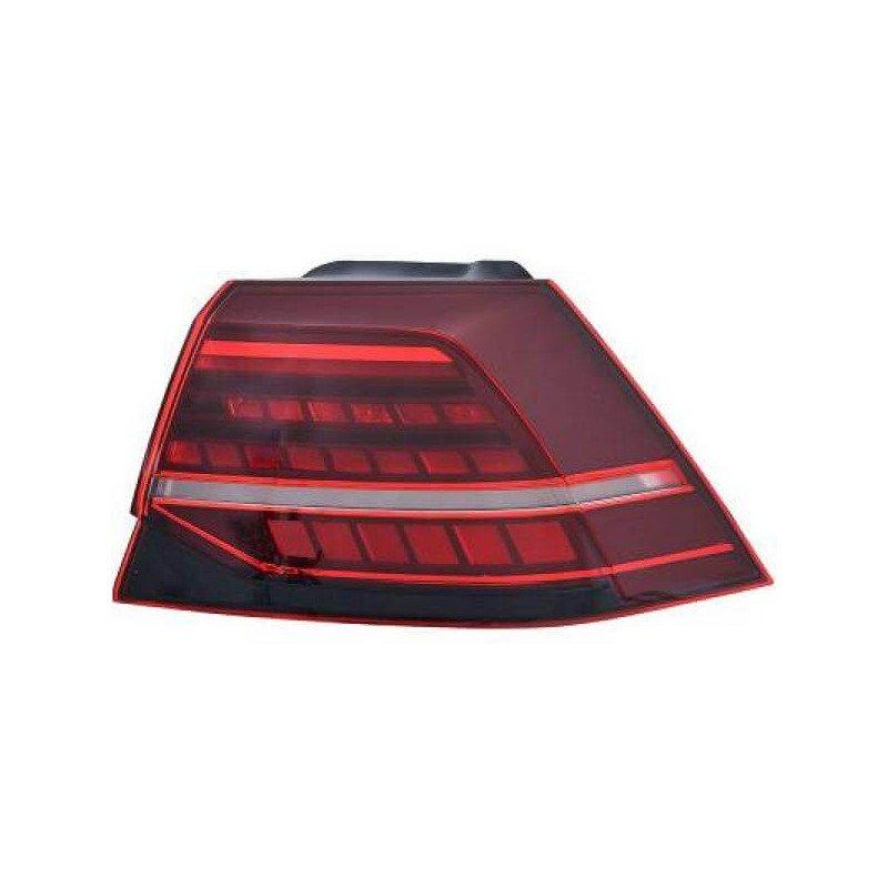 Feu arrière droit extérieur rouge foncé LED Volkswagen Golf 7 phase 2 2017-2020