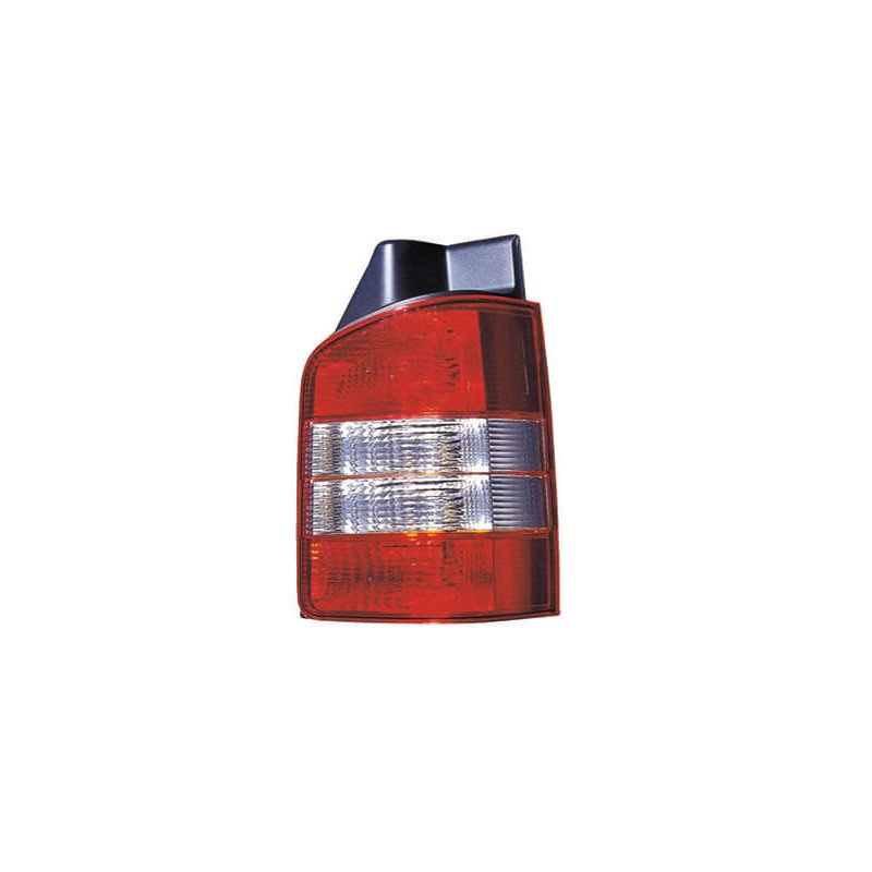 Feu arrière droit rouge et blanc 2 portes Volkswagen Transporter T5 2003-2015