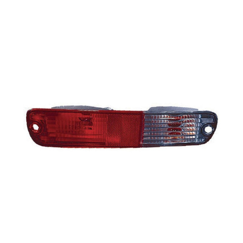 Feu arrière droit sur pare-chocs rouge/blanc Mitsubishi Pajero (V6W-V7W) 2003-2006