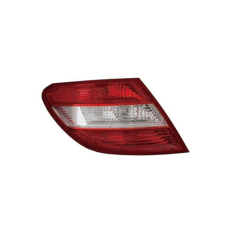 Feu arrière gauche rouge et blanc berline Mercedes Classe C W204 phase 1 2007-2011