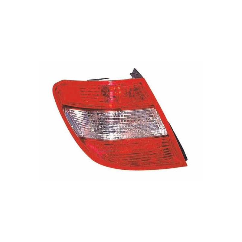 Feu arrière gauche rouge et blanc break Mercedes Classe C W204 phase 1 2007-2011