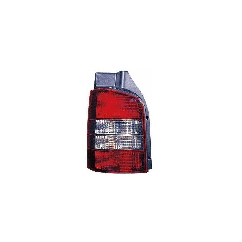 Feu arrière gauche rouge et blanc fond noir 1 porte Volkswagen Transporter T5 phase 1 2003-2009