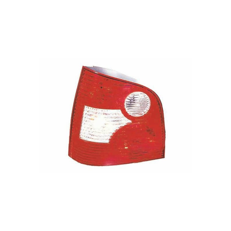 Feu arrière gauche rouge et blanc Volkswagen Polo 4 2002-2005