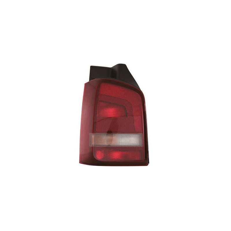 Feu arrière gauche rouge et fumé 1 porte Volkswagen Transporter T5 phase 2 2010-2015