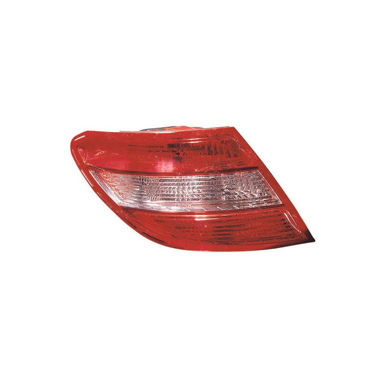 Feu arrière gauche rouge et fumé berline Mercedes Classe C W204 phase 1 2007-2011