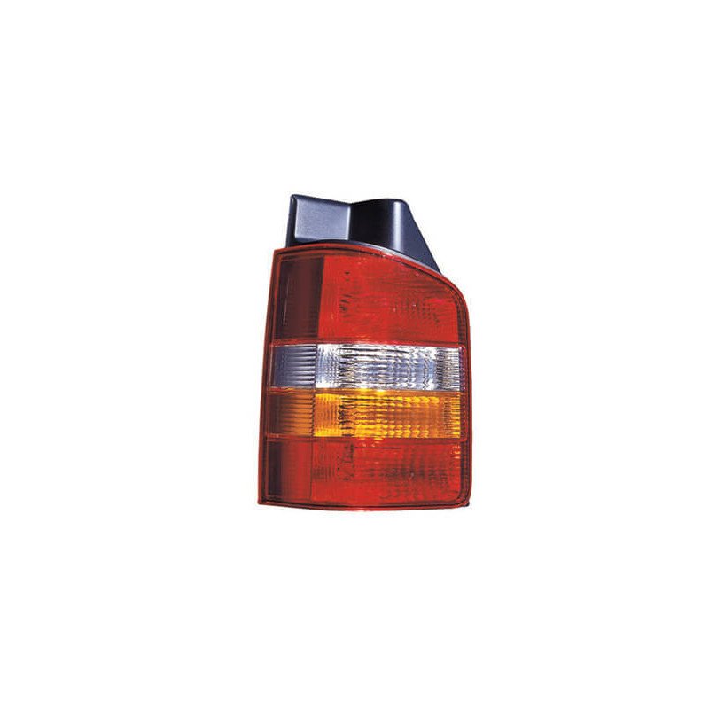 Feu arrière gauche rouge et orange 2 portes Volkswagen Transporter T5 phase 1 2003-2009