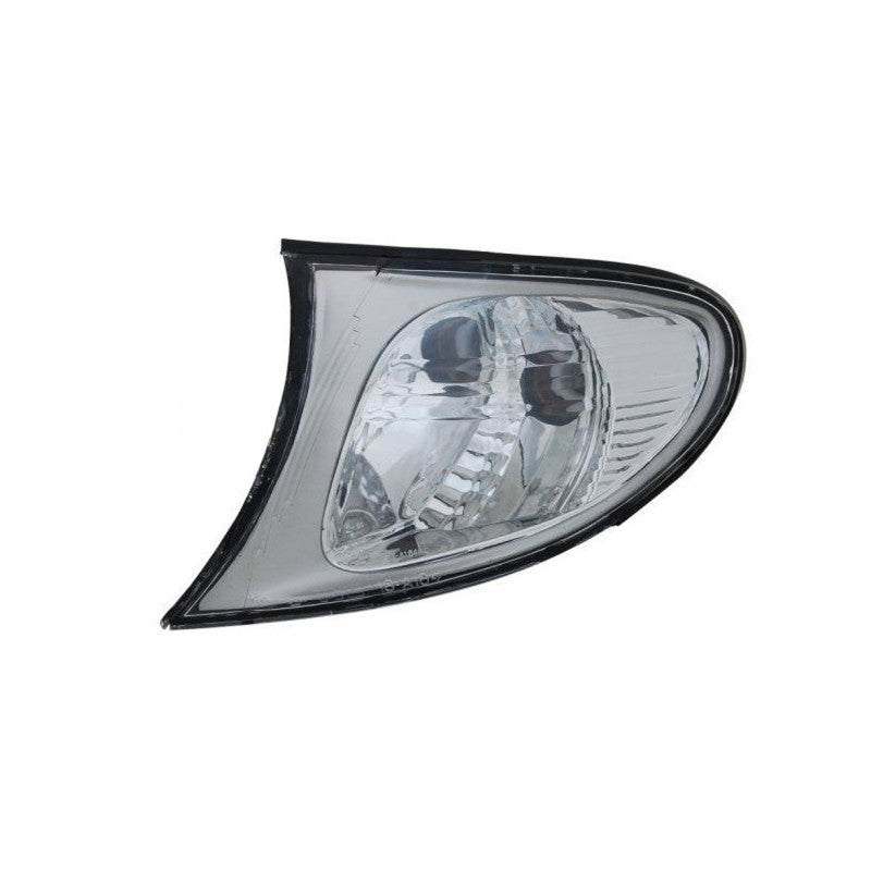 Feu clignotant avant gauche blanc avec bord chromé BMW Série 3 E46 phase 2 2001-2005