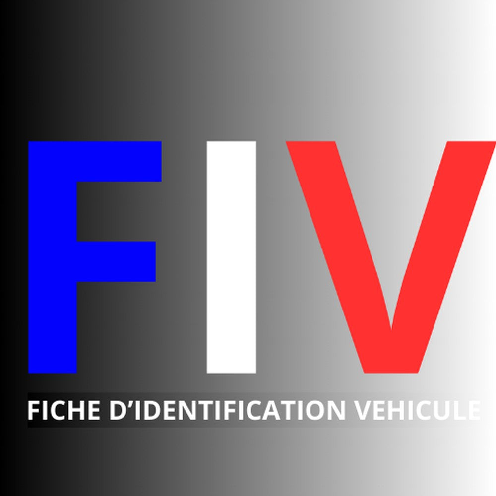 Fiche d'identification du véhicule (FIV)
