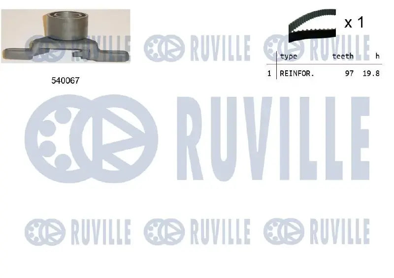 Kit distribution complet pour Ford Fiesta III, Orion II, Escort III