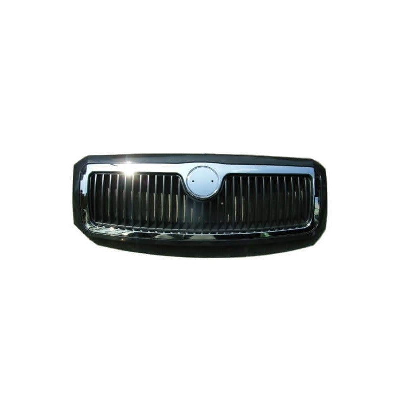 Grille de calandre avant avec contour chromé Skoda Fabia 1 phase 2 2004-2007