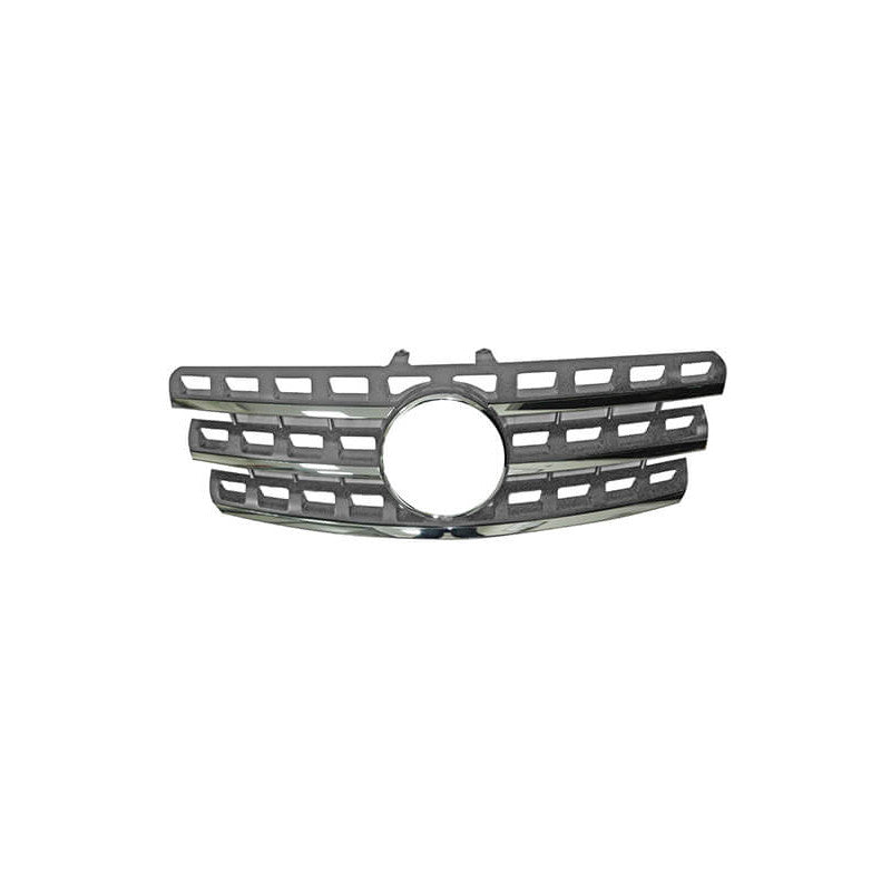 Grille de calandre avant chromée et grise Mercedes ML W164 phase 2 2008-2011
