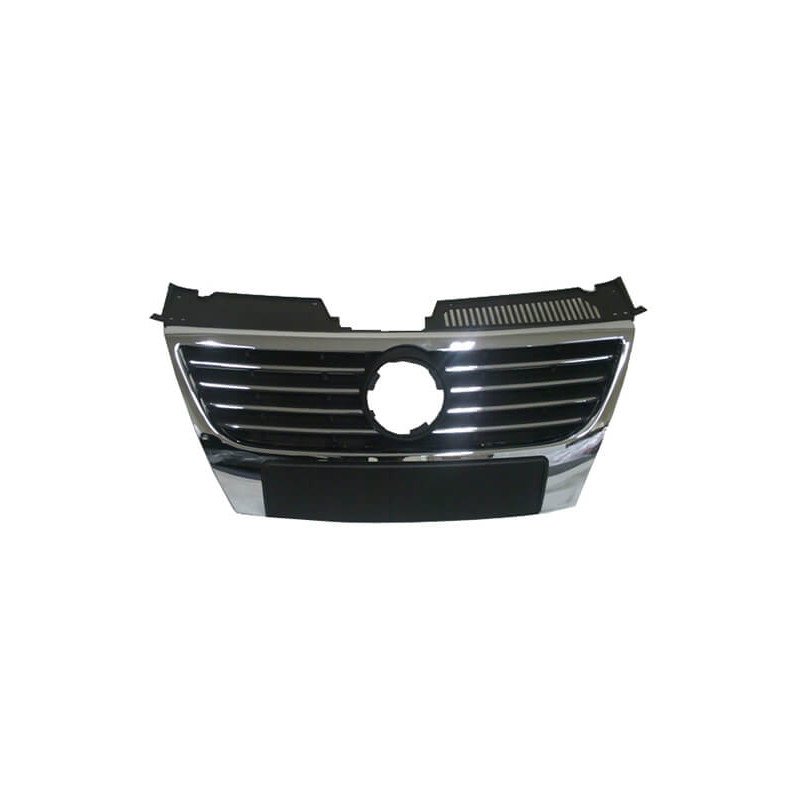 Grille de calandre avant chromée et moulures chromées 150mm Volkswagen Passat B6 2005-2010