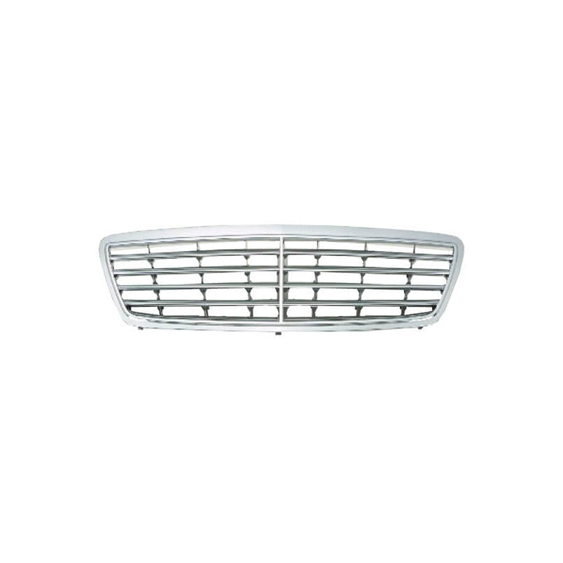 Grille de calandre avant chromée/grise modèle Élegance Mercedes Classe C W203 phase 1 2000-2004