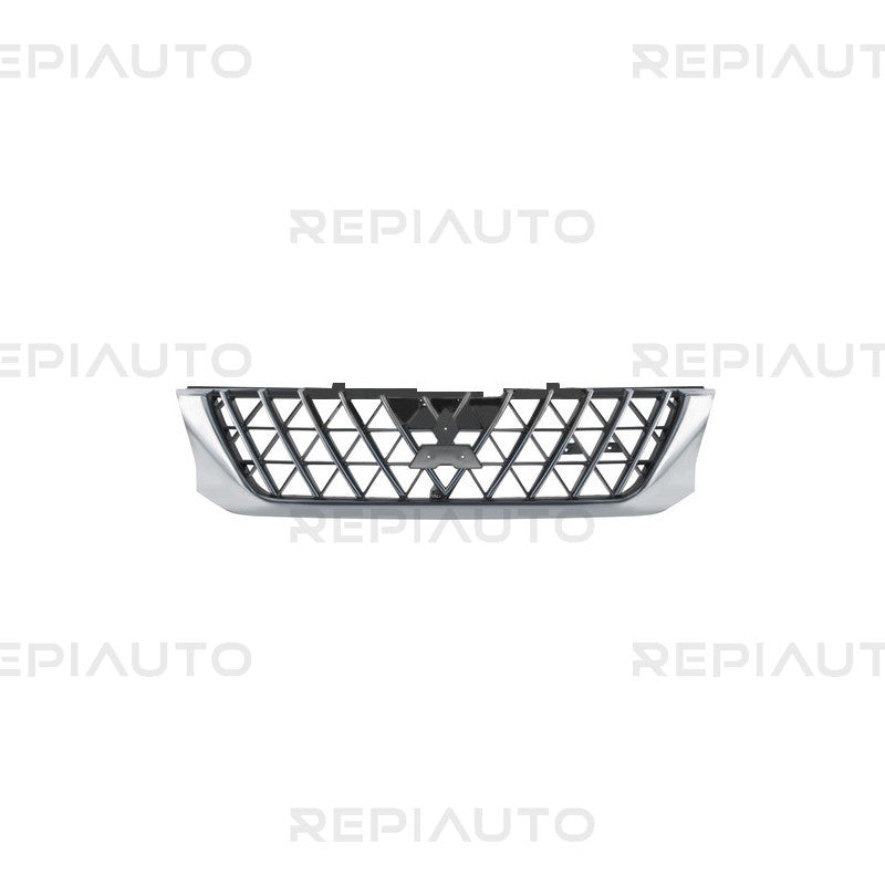 Grille de calandre avant chromée Mitsubishi L200 Pick-Up K6T/K7T 2001-2003