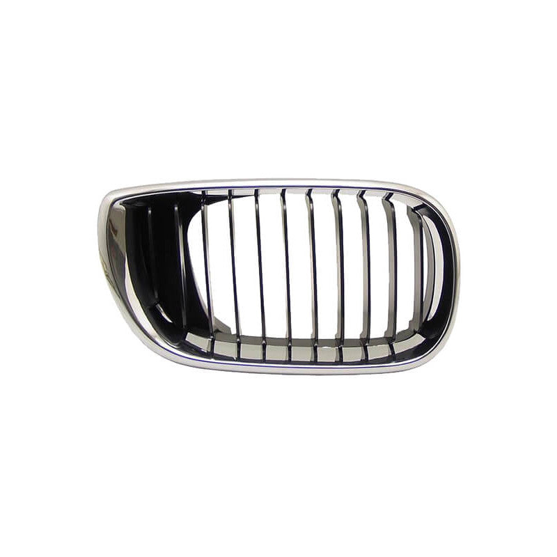 Grille de calandre avant droite chromée et noire BMW Serie 3 E46 phase 2 2001-2005