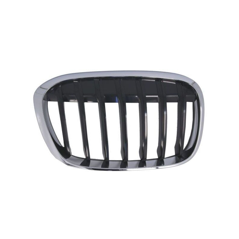 Grille de calandre avant droite contour chromé/lames noires BMW X1 F48 phase 1 2015-2020