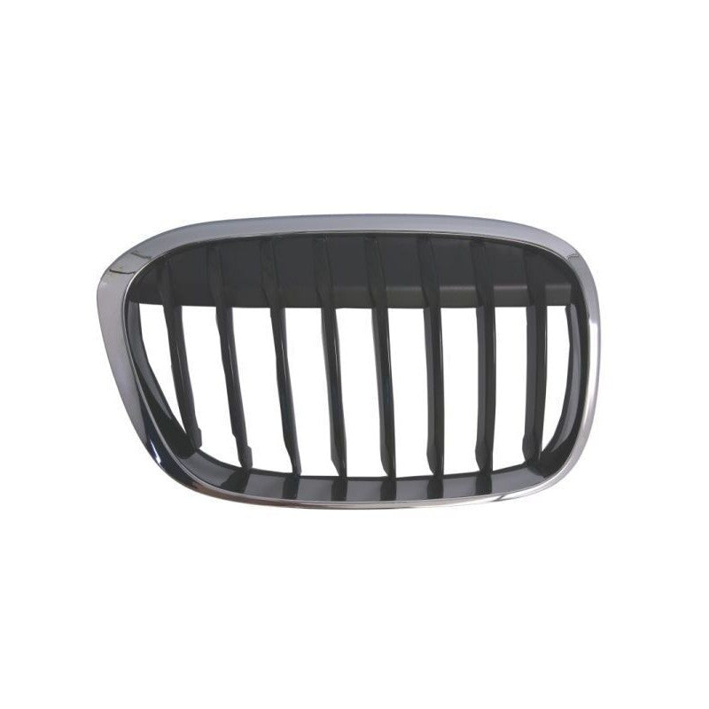 Grille de calandre avant droite contour chromé/lames noires modèle Sport BMW X1 F48 phase 1 2015-2020