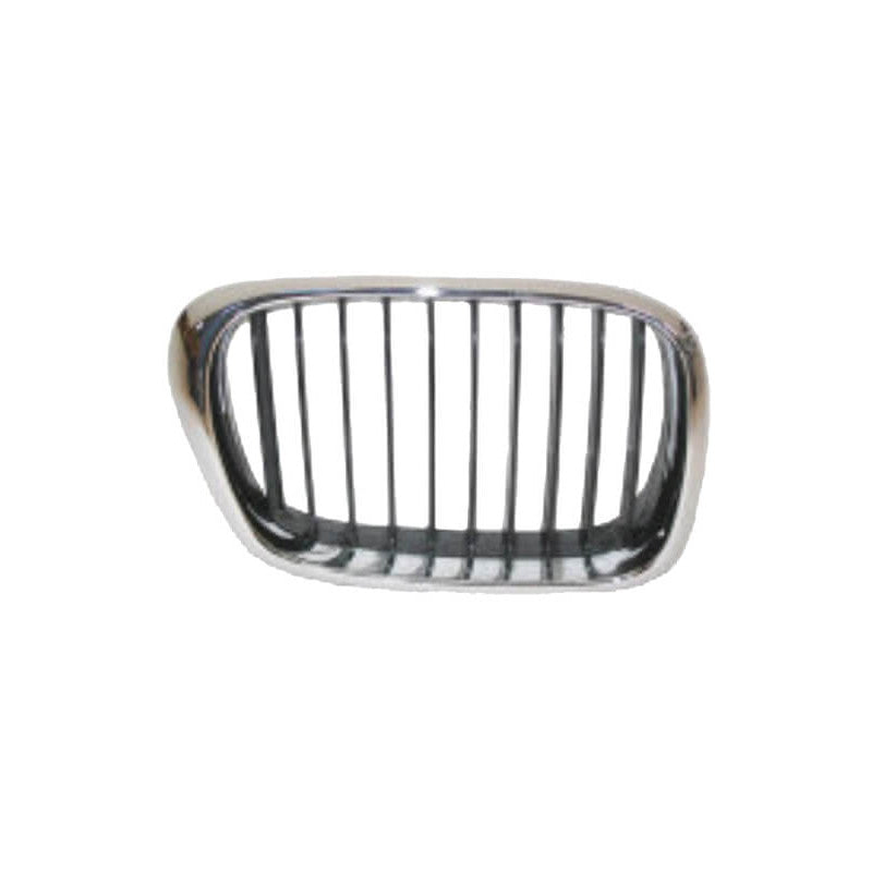 Grille de calandre avant droite noire avec contour chromé BMW Série 5 E39 phase 2 2000-2003