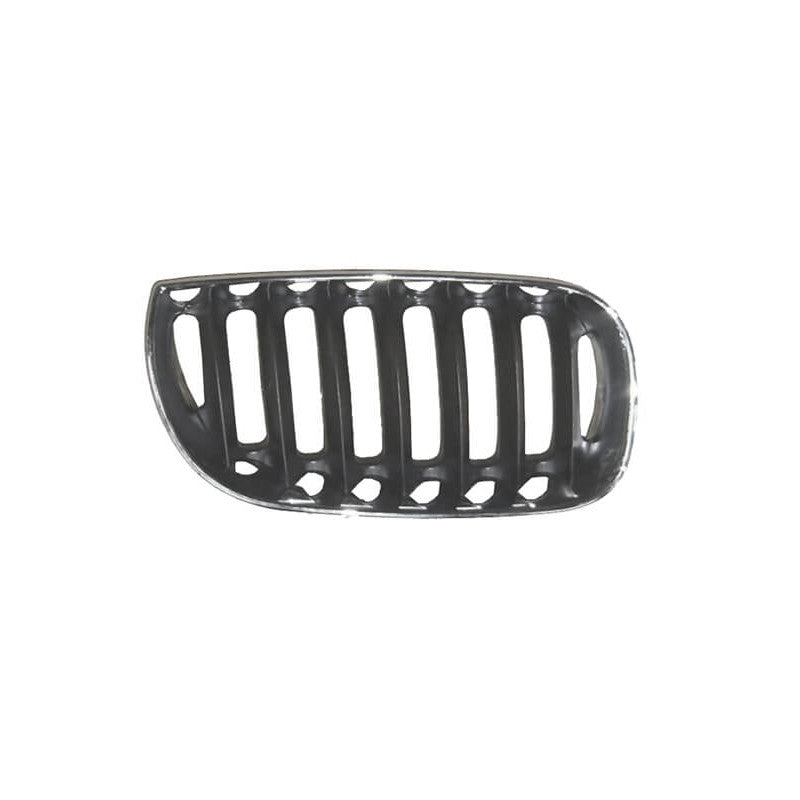 Grille de calandre avant droite noire et chromée BMW X3 1 E83 phase 1 2004-2006