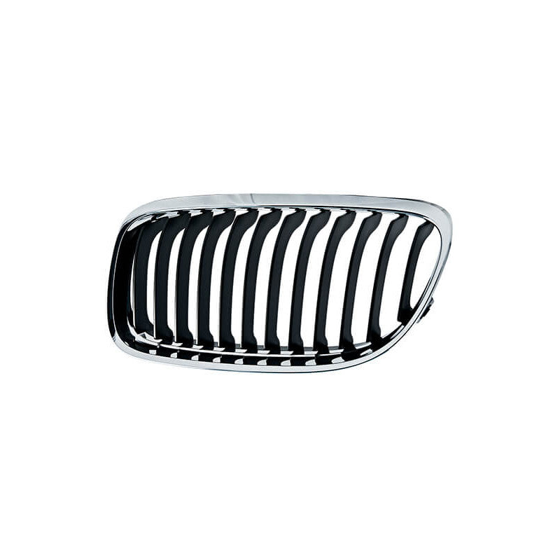 Grille de calandre avant gauche chromée et noire BMW Serie 3 E90/E91 phase 2 2008-2011