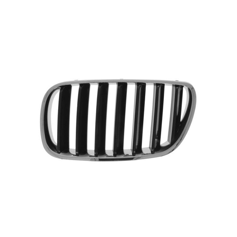 Grille de calandre avant gauche chromée et noire BMW X3 1 E83 phase 2 2006-2010