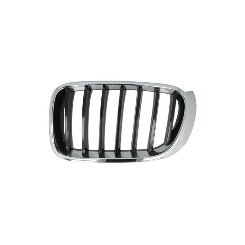 Grille de calandre avant gauche contour chromé et lames noire BMW X3 2 F25 phase 2 2014-2017