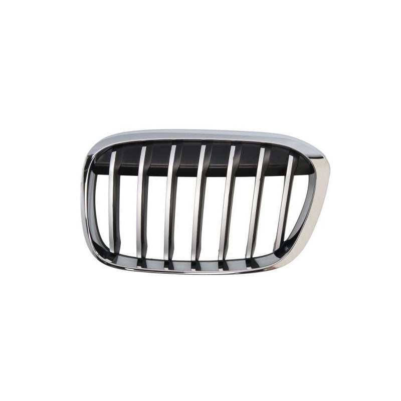 Grille de calandre avant gauche contour chromé/lames chromées modèle X-Line BMW X1 F48 phase 1 2015-2020