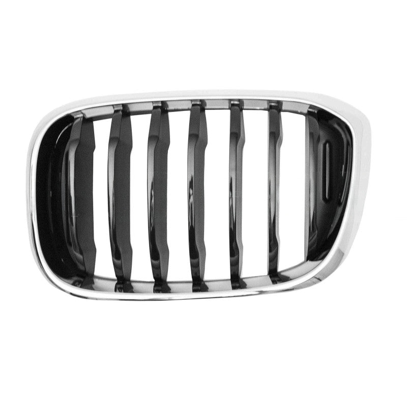 Grille de calandre avant gauche noire et chromée BASIC BMW X3 G01 phase 1 2017-2021