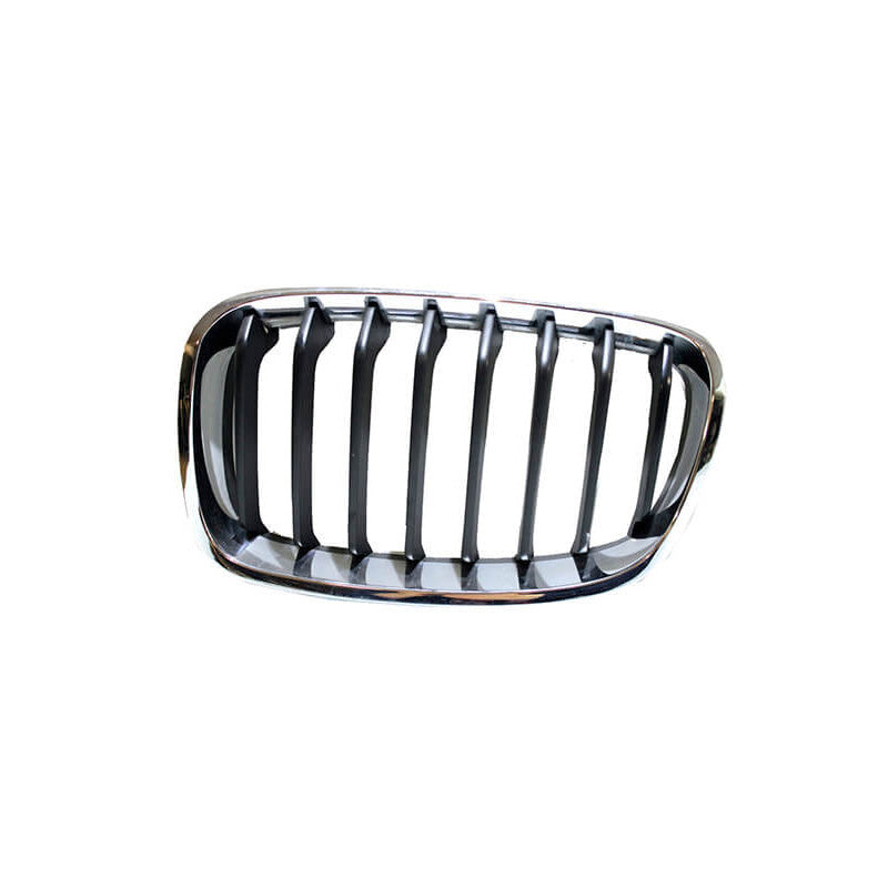 Grille de calandre avant gauche noire et chromée Sport BMW Série 1 F20 - F21 phase 1 2011-2015