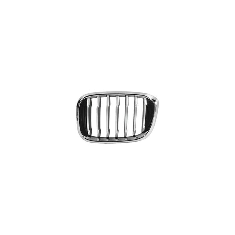 Grille de calandre avant gauche noire et chromée X-LINE BMW X3 G01 phase 1 2017-2021