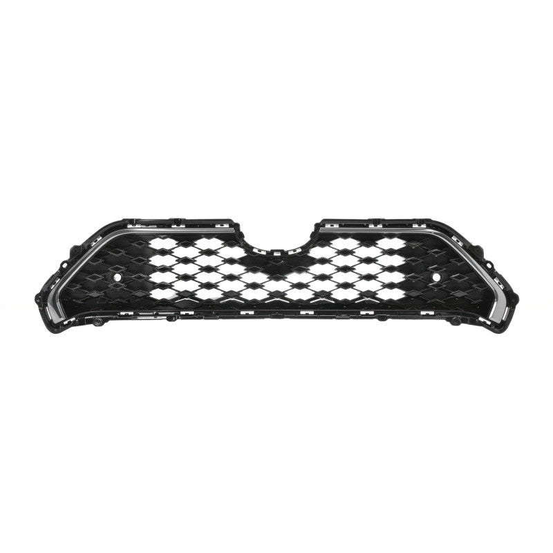 Grille de calandre avant noire brillante chromée avec trous radars Toyota Rav4 depuis 2019