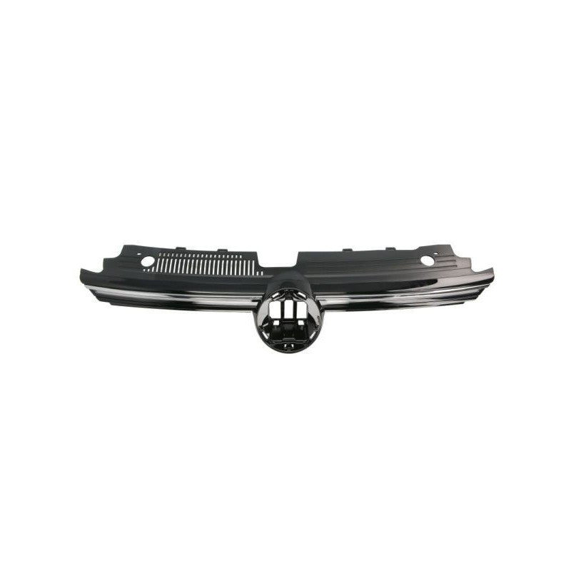 Grille de calandre avant noire brillante et chromée pour LED Volkswagen Golf 8 depuis 2020