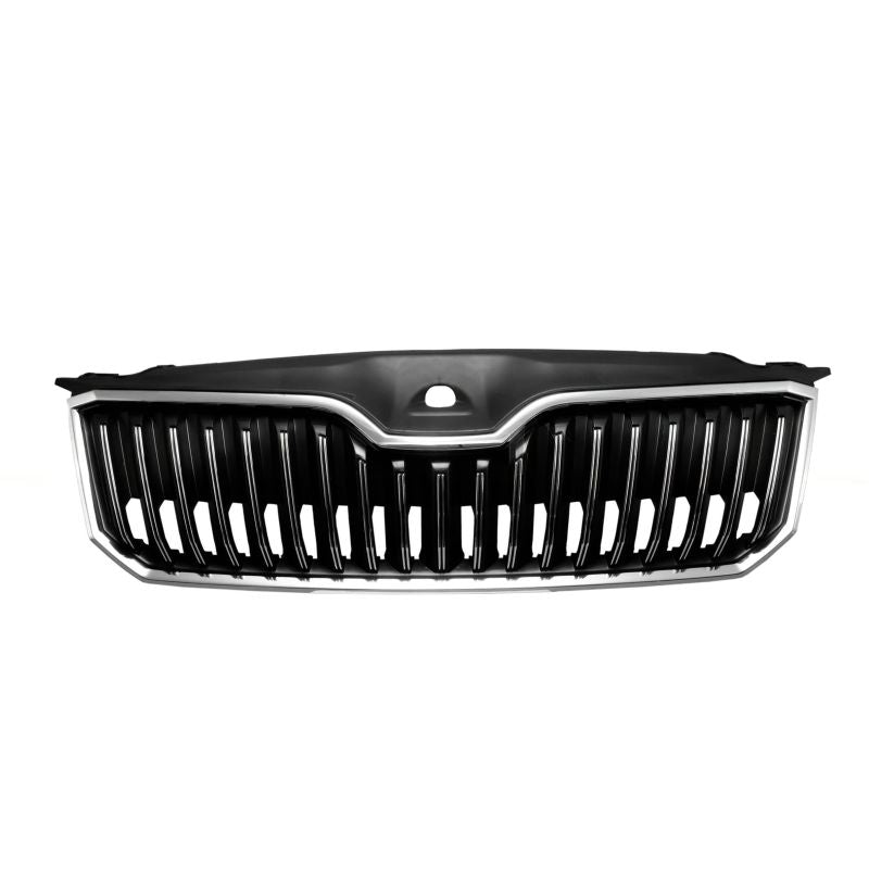 Grille de calandre avant noire et chromée avec cadre chromé Skoda Superb 3V phase 1 2015-2019