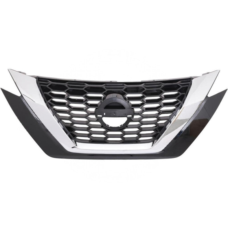 Grille de calandre avant noire et chromée avec trou caméra Nissan Juke 2 depuis 2019
