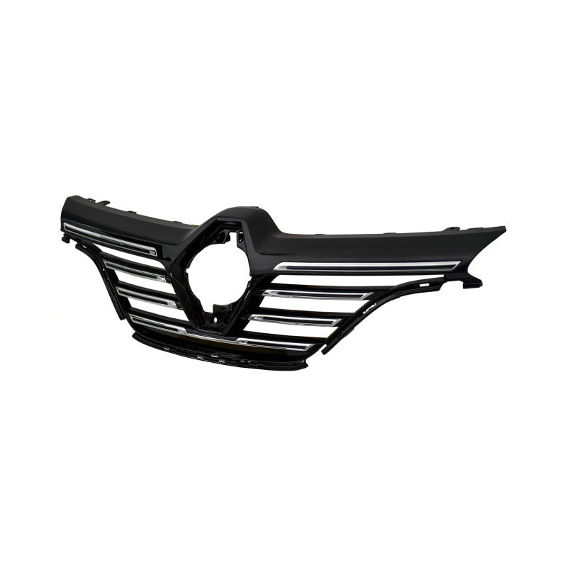 Grille de calandre avant noire et chromée avec trou régulateur GT Line Renault Megane 4 phase 1 2015-2020